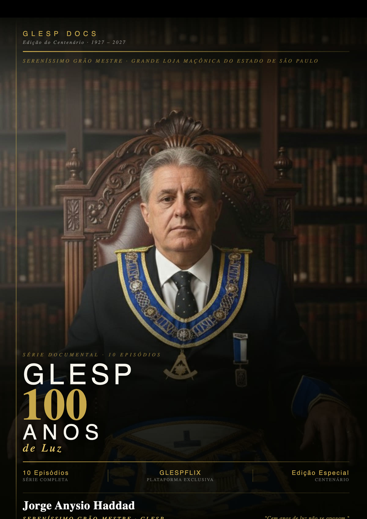 GLESP 100 Anos magazine cover design