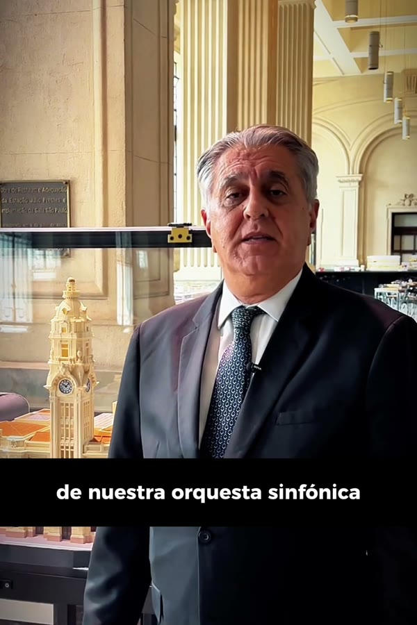 Institutional invitation filmed at Sala Sao Paulo, Spanish version